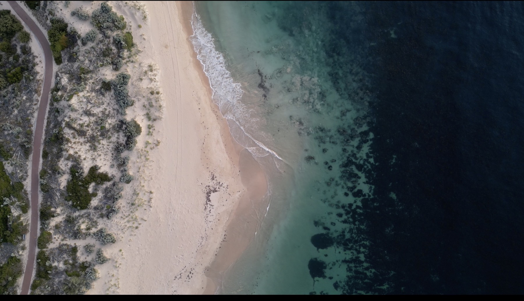 Beach from above